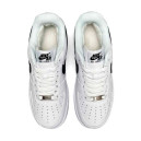 Nike Air Force 1 Low White Black Winter С МЕХОМ