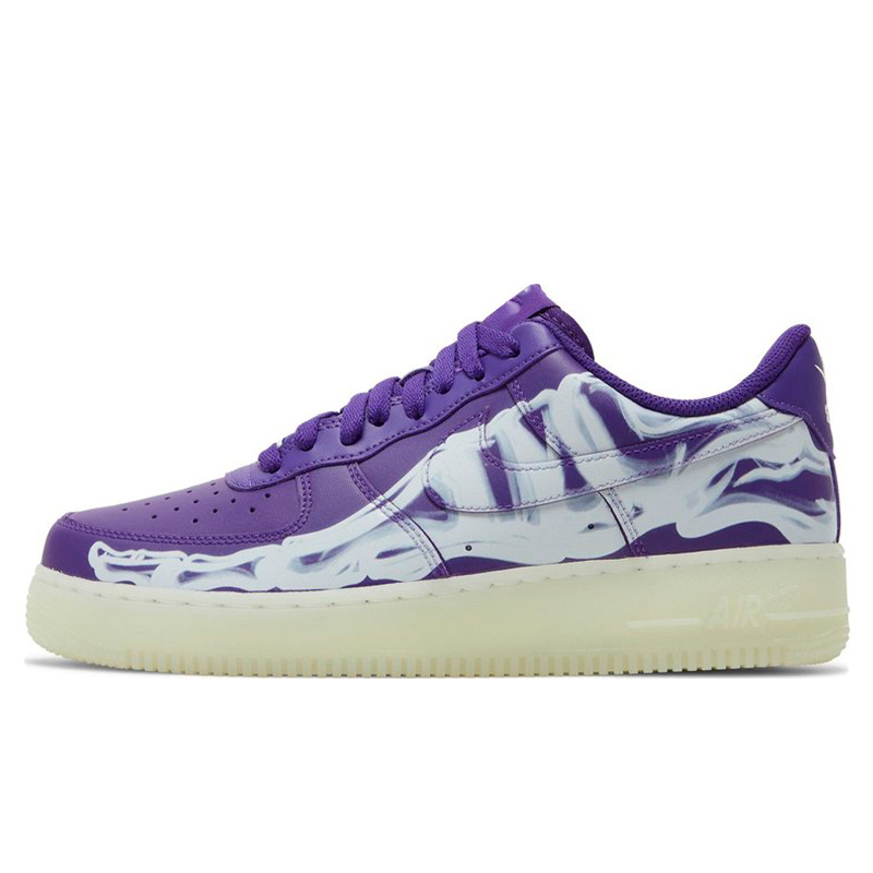 Nike Air Force 1 Low Purple Skeleton CU8067 500