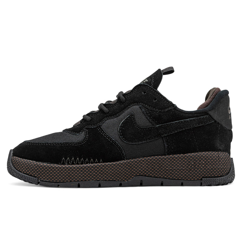 Nike air force 1 black nubuck online