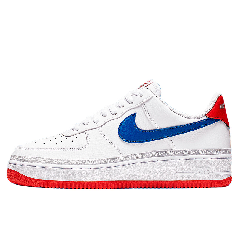 Nike Air Force 1 Low Overbranding White Red Blue CD7339 100