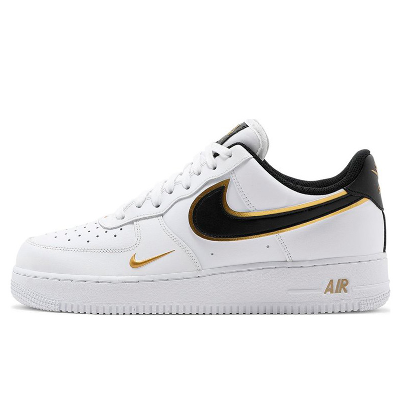 Nike air force 1 gold white store