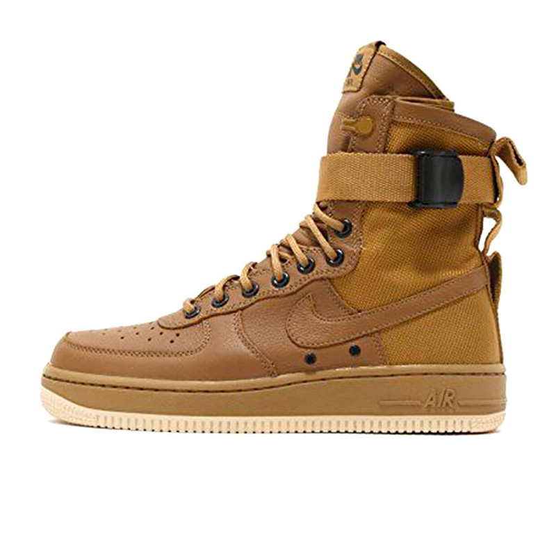 Brown high top air force ones cheap