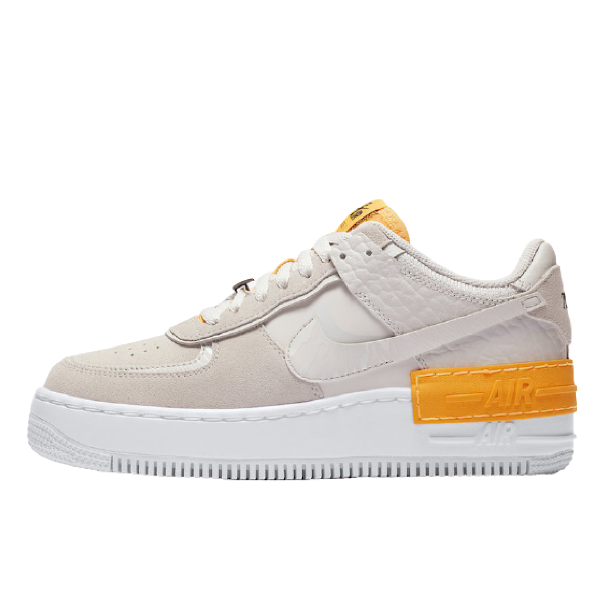 Nike air force 1 grey orange 2025