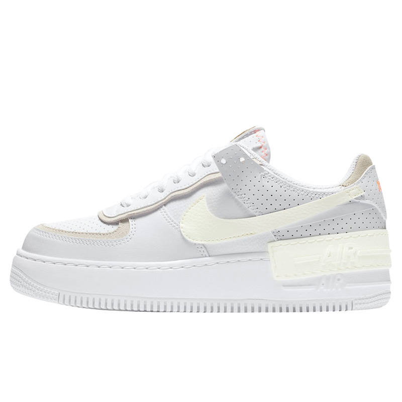 Nike air force 1 womens white and pink top