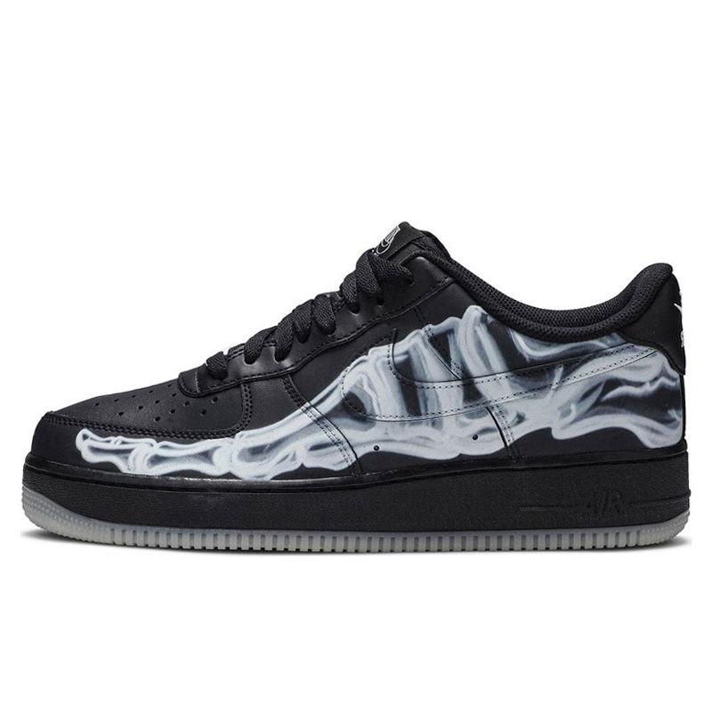 Nike air force 1 skeleton black hotsell