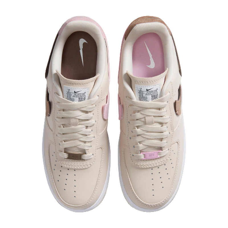 Nike air force 1 brown and white outlet