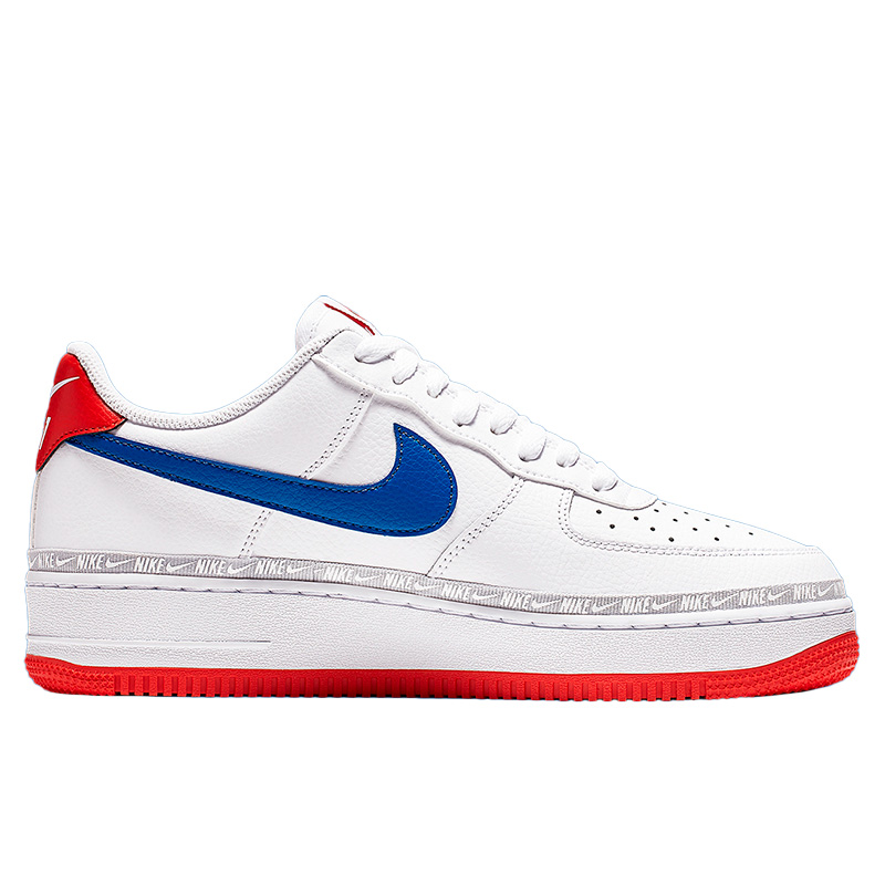 Nike air force 1 bleu et rouge cheap