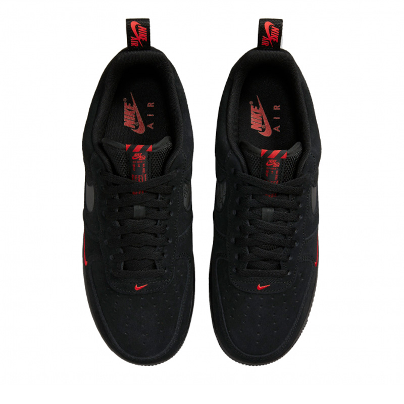 Nike Air Force 1 Low Black Orange Reflective DZ4514 001