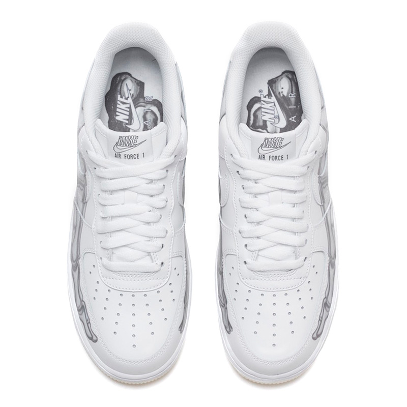 Nike air force 1 low skeleton halloween store