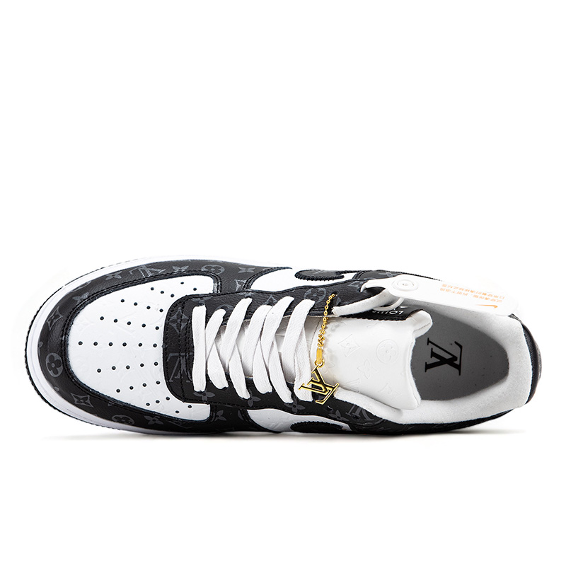 Nike air force 1 custom louis vuitton black discount