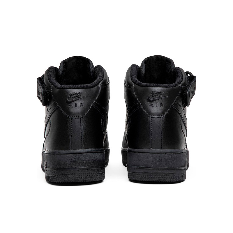 Nike air force black style discount