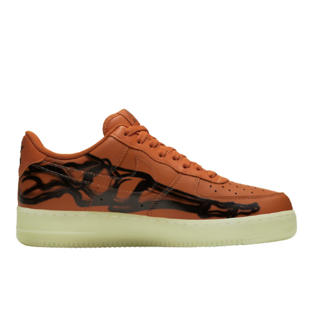 Air Force 1 Low Orange Skeleton CU8067 800