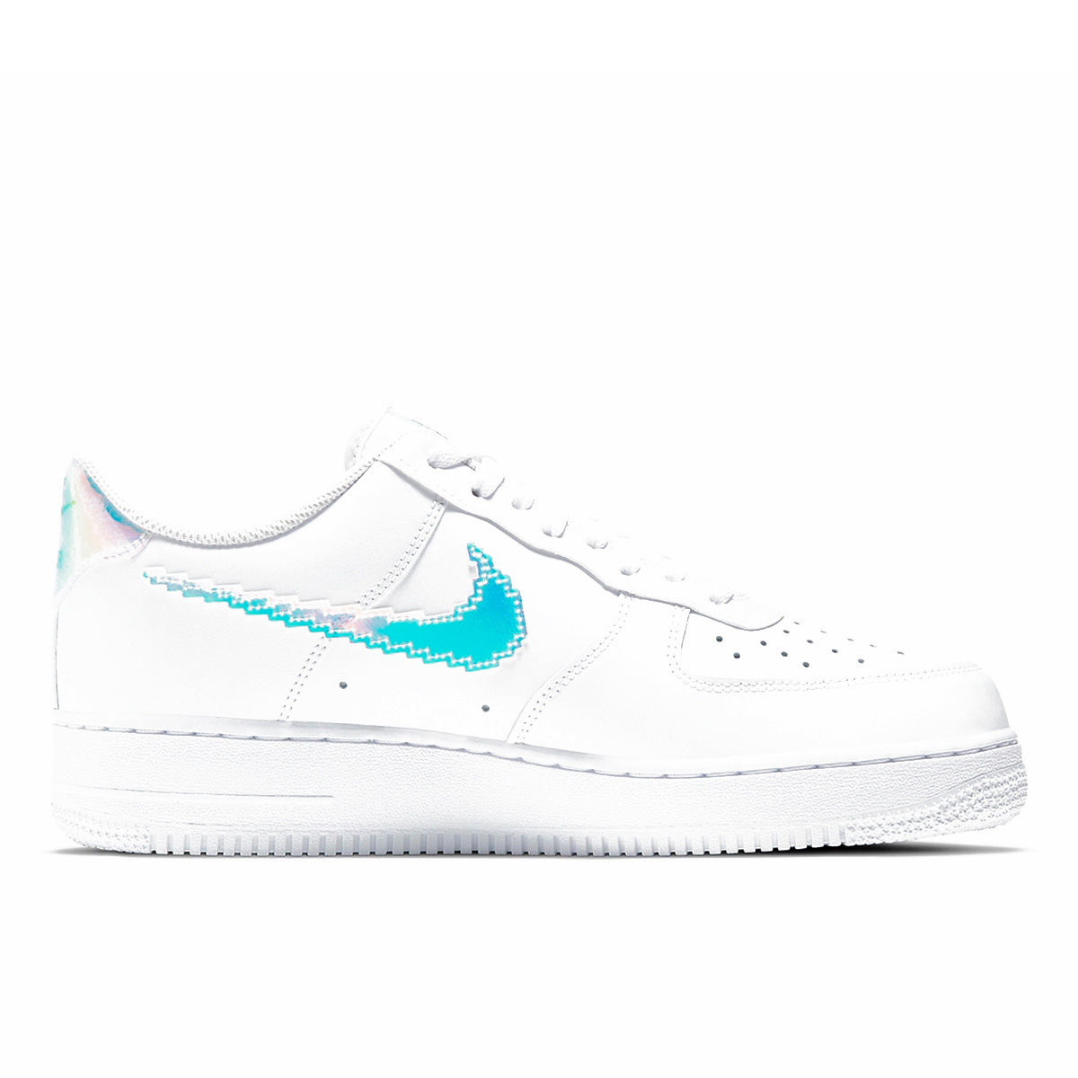 Nike air force 1 iridescent white store