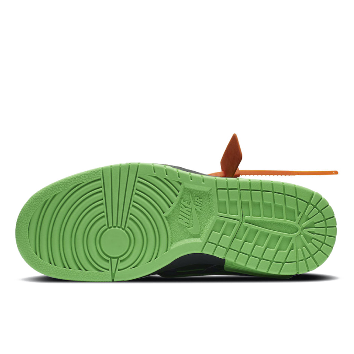 Air Rubber Dunk Off White Green Strike CU6015 001 AF1