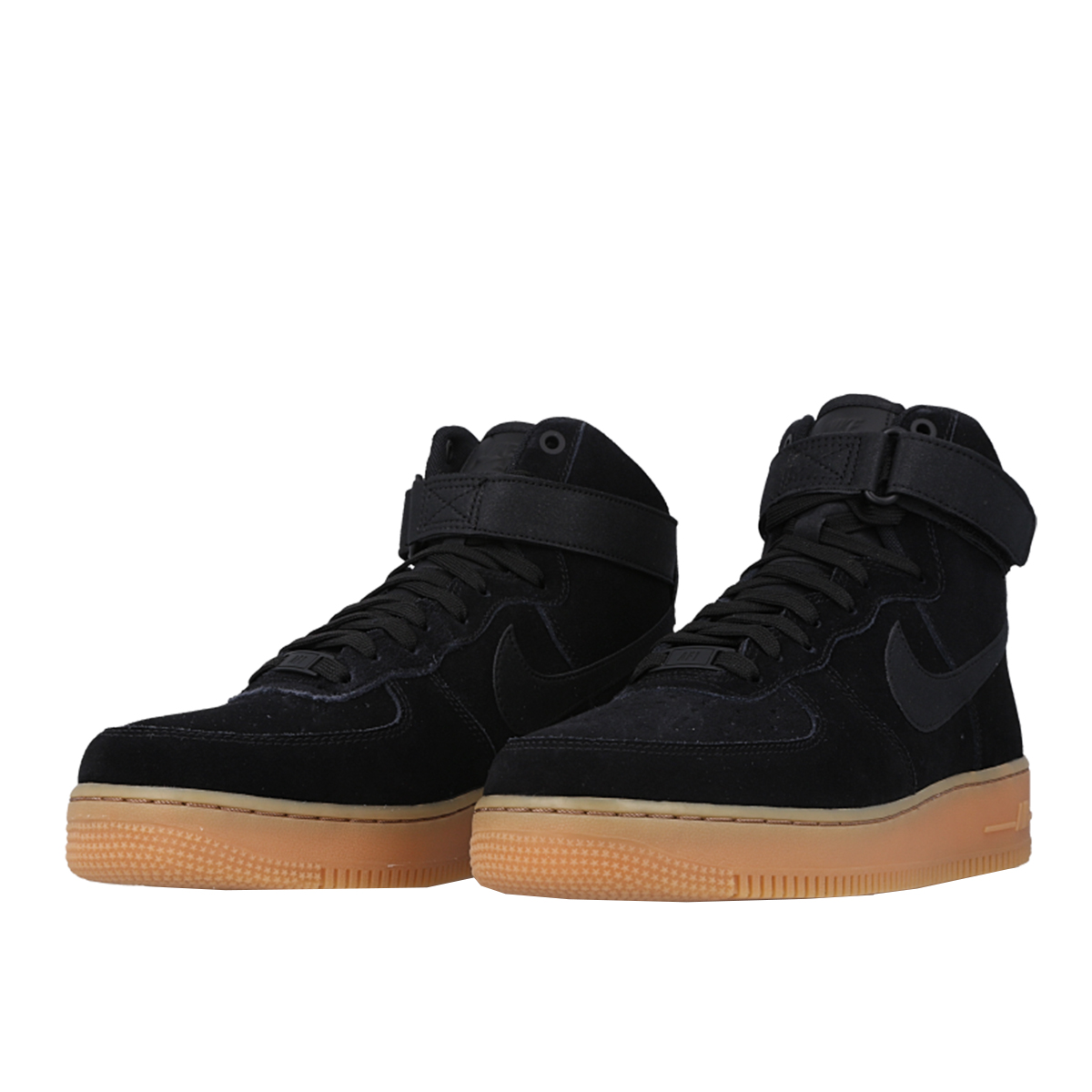 Nike Air Force 1 High 07 LV8 Suede Black Gum Medium Brown AA1118 001