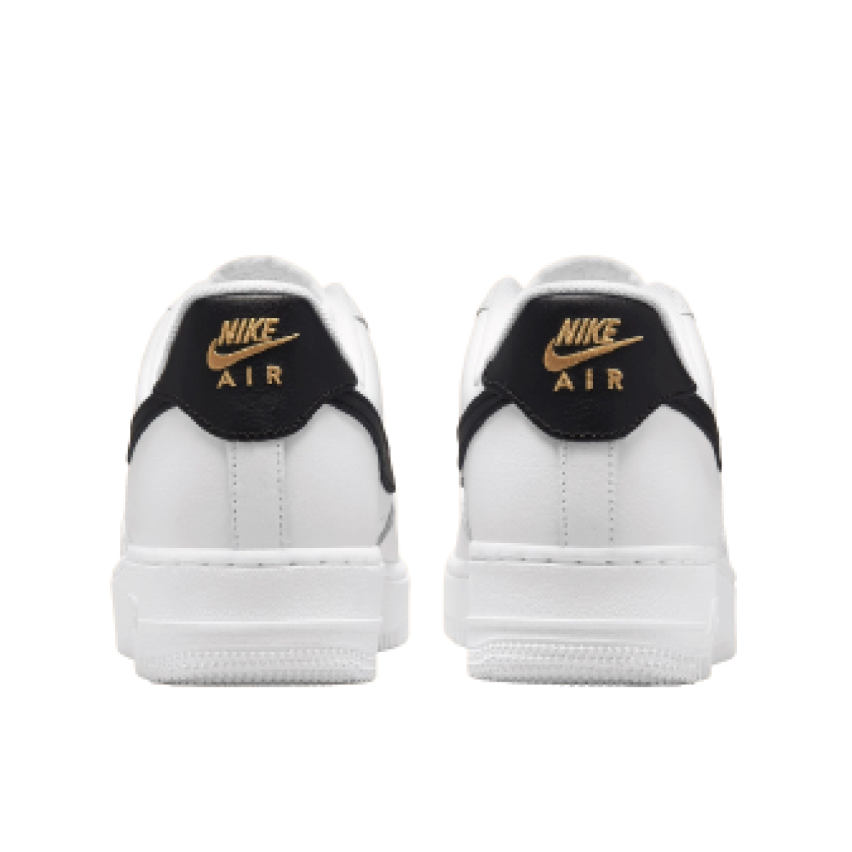 Nike air force 1 white with gold online