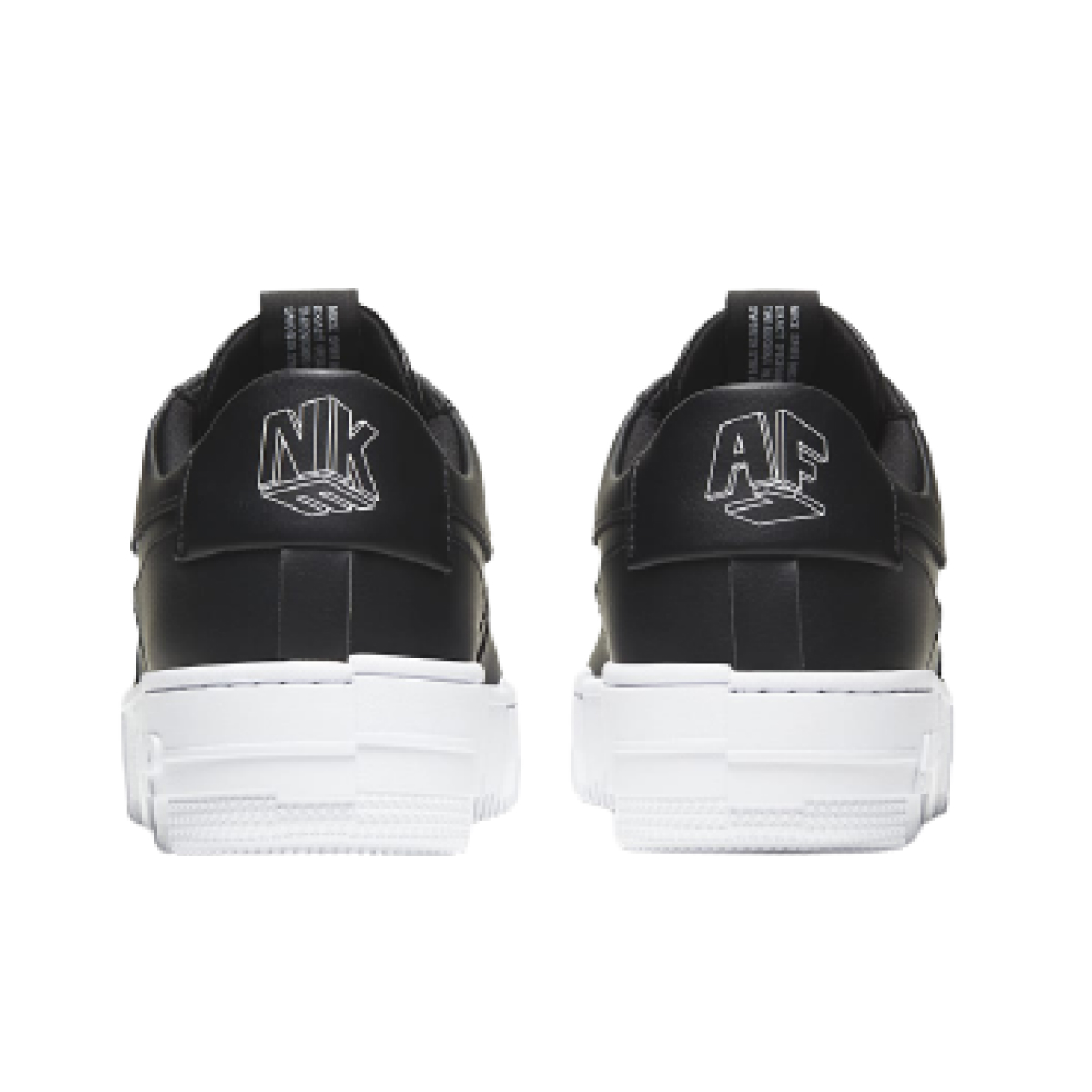 Nike air force 1 black and white size 6 shop