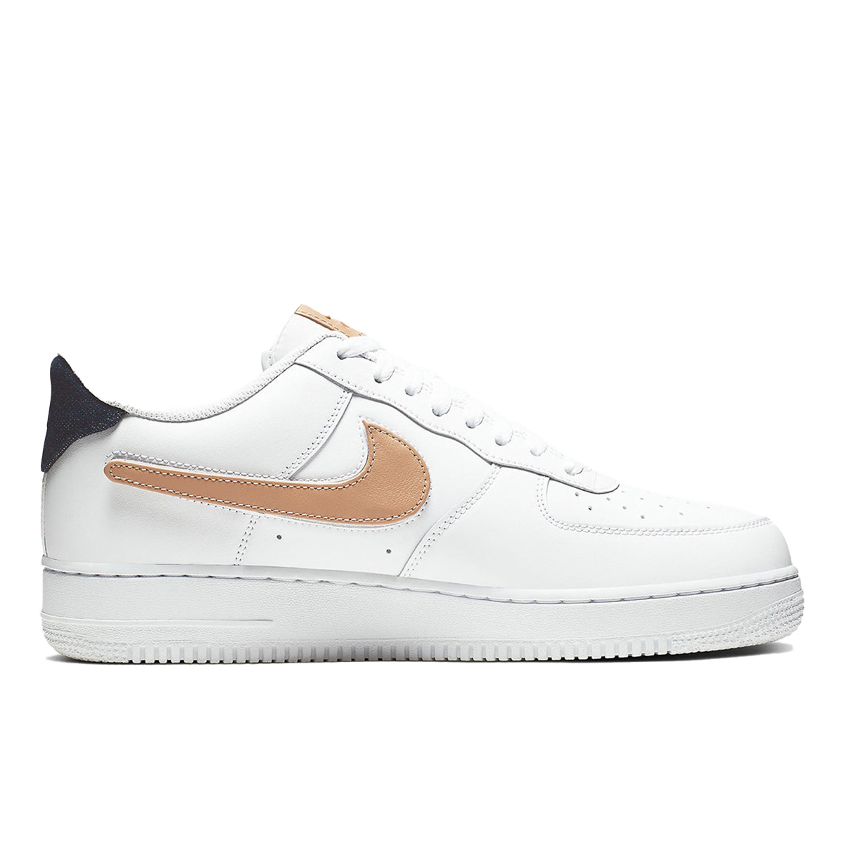 Air Force 1 Low Removable Swoosh Pack White Vachetta Tan CT2253 100