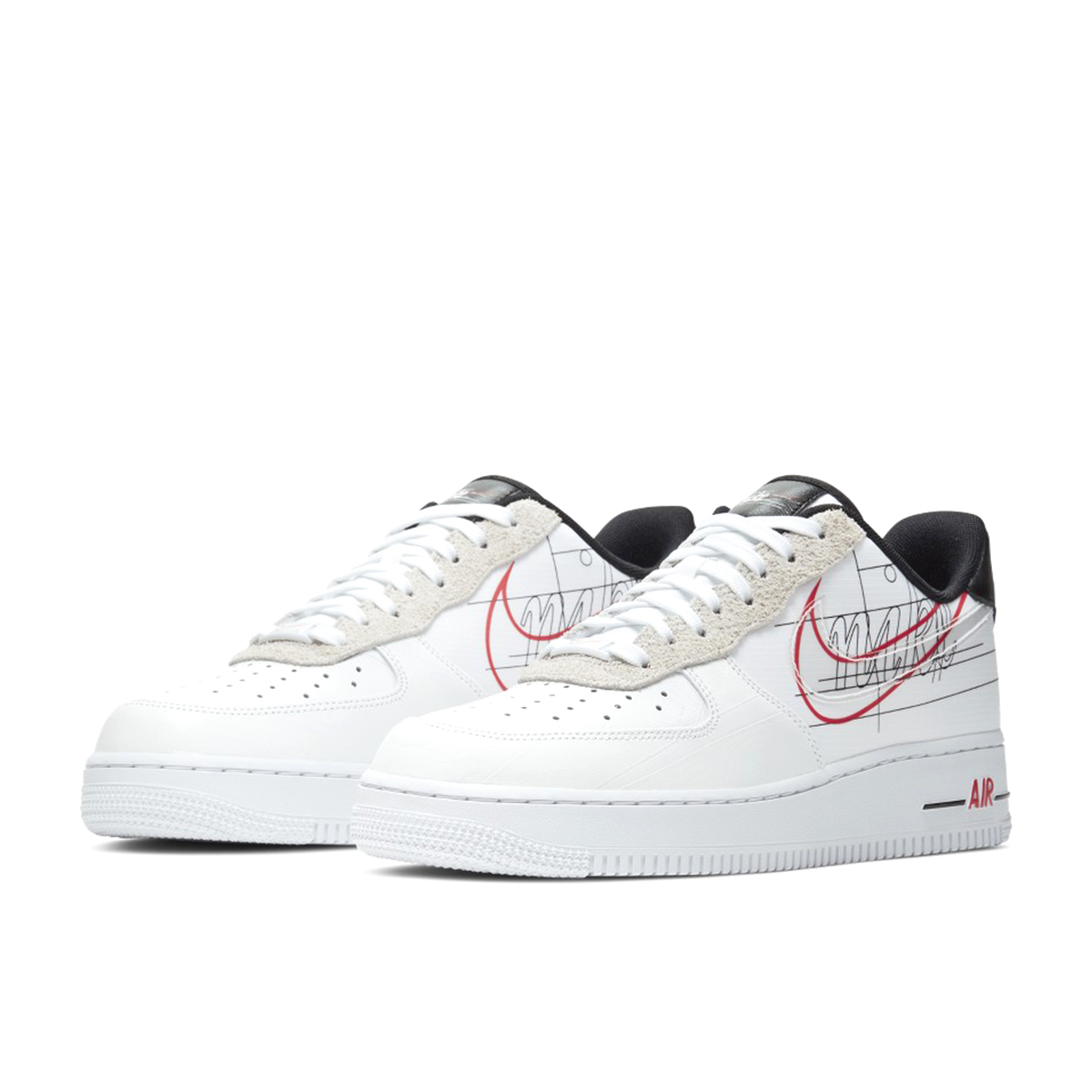 Nike air force 1 low swoosh pack white hotsell
