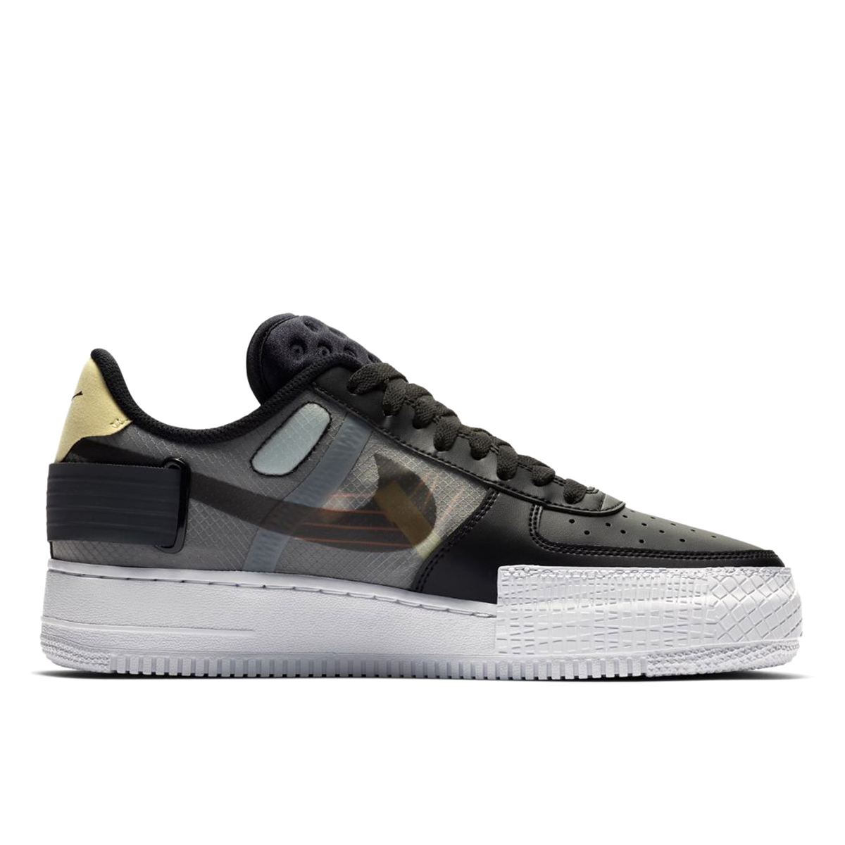 CI0054 001 NIKE Air Force 1 Type 2 Black
