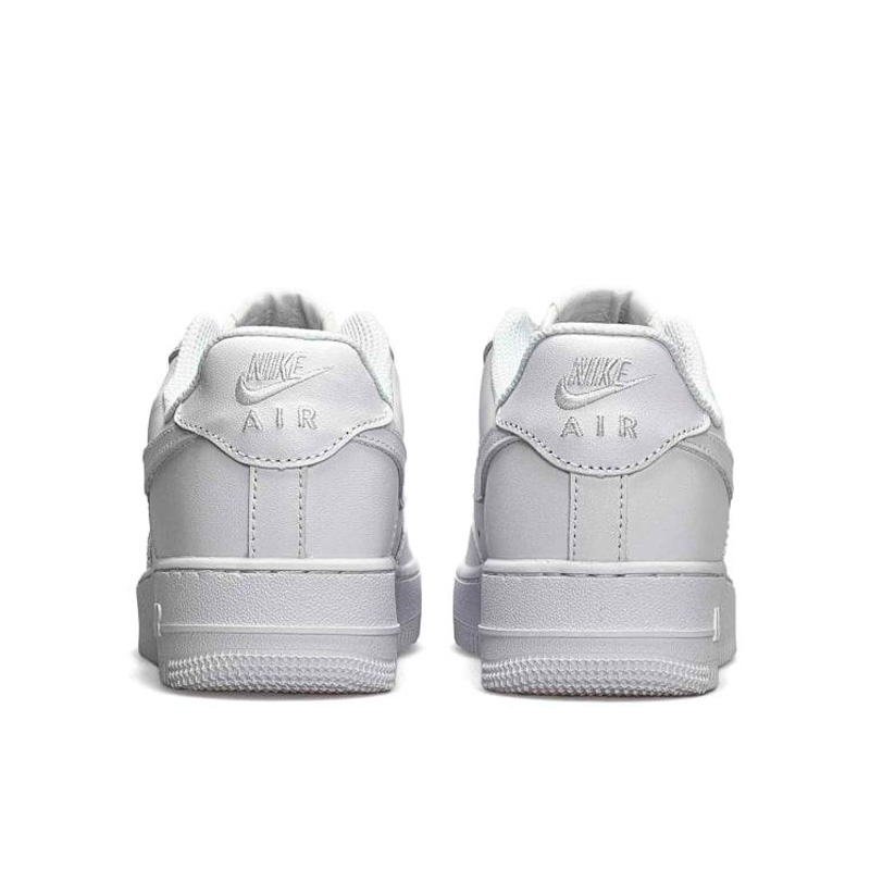Nike air force 1 all white low top store
