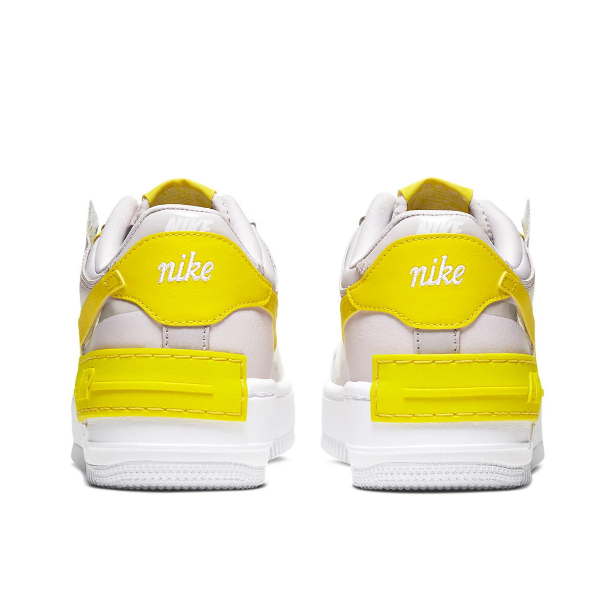 Air Force 1 Shadow White Barely Rose Speed Yellow CJ1641 102